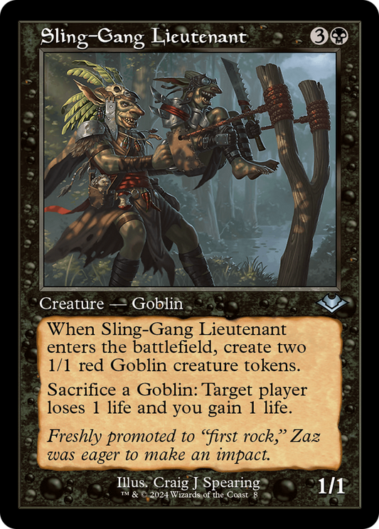 Sling-Gang Lieutenant (Retro) [Modern Horizons] [Foil]