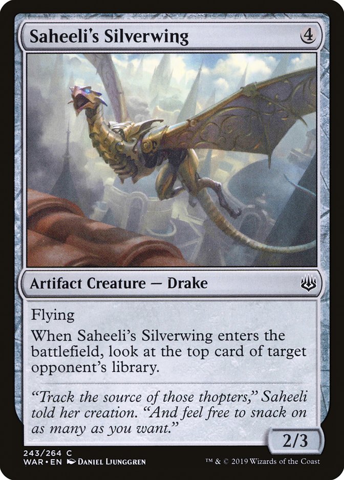 Saheeli's Silverwing [War of the Spark] [Foil]
