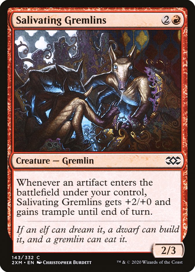 Salivating Gremlins [Double Masters] [Foil]