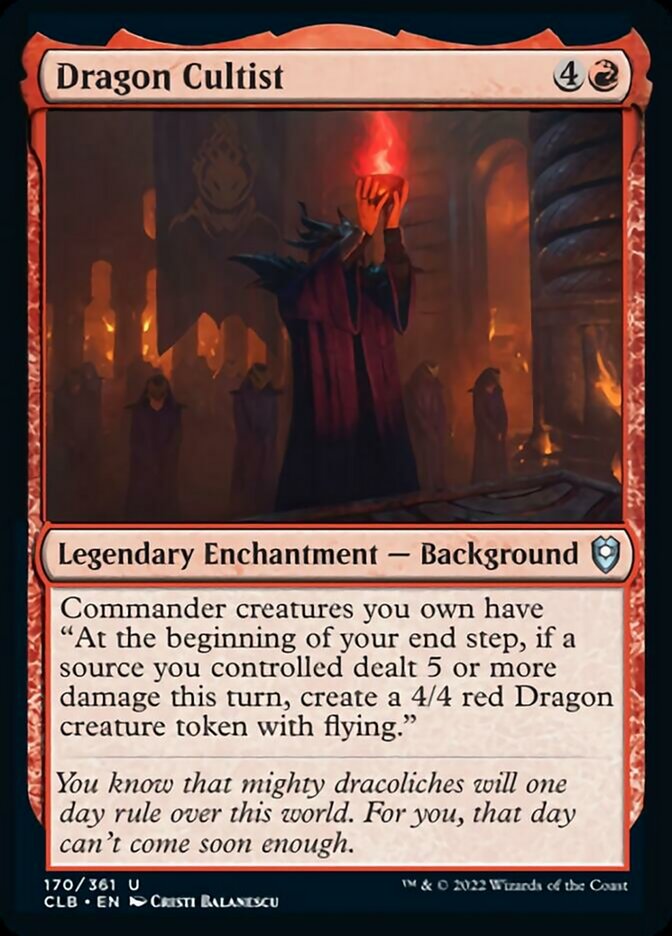 Dragon Cultist [Commander Legends: Battle for Baldur's Gate] [Foil]