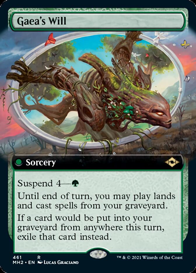 Gaea's Will (Extended Art) [Modern Horizons 2] [Foil]