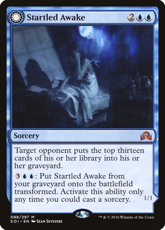 Startled Awake // Persistent Nightmare [Shadows over Innistrad] [Foil]