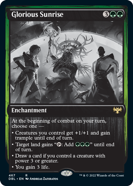 Glorious Sunrise [Innistrad: Double Feature] [Foil]
