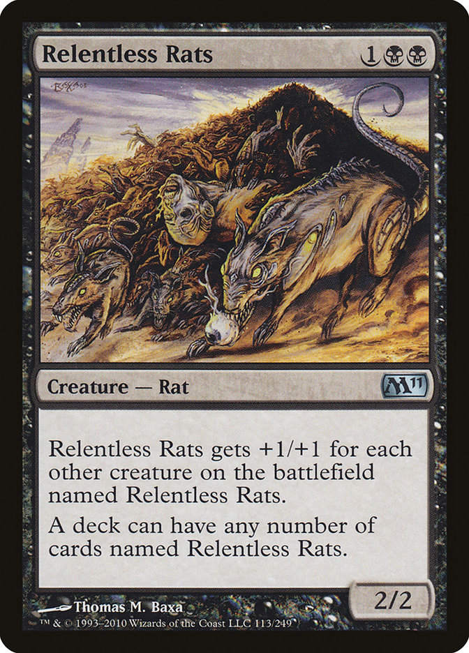 Relentless Rats [Core Set 2011] [Foil]