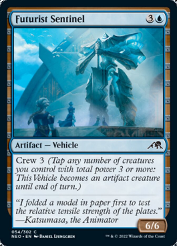 Futurist Sentinel [Kamigawa: Neon Dynasty] [Foil]