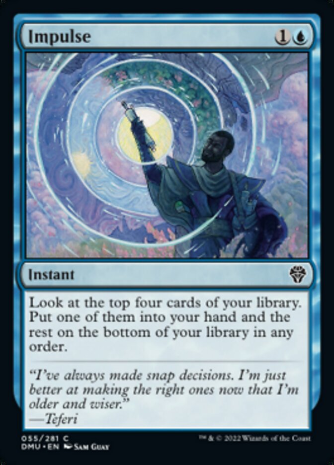 Impulse [Dominaria United] [Foil]