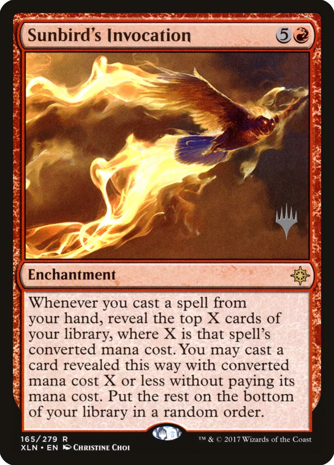 Sunbird's Invocation (Promo Pack) [Ixalan Promos] [Foil]
