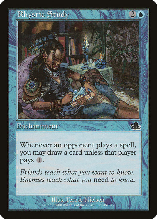 Rhystic Study [Prophecy] [Foil]