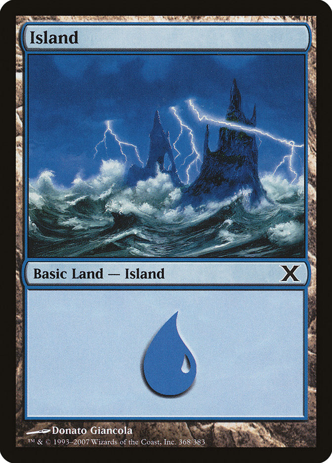 Island (368) [Tenth Edition] [Foil]