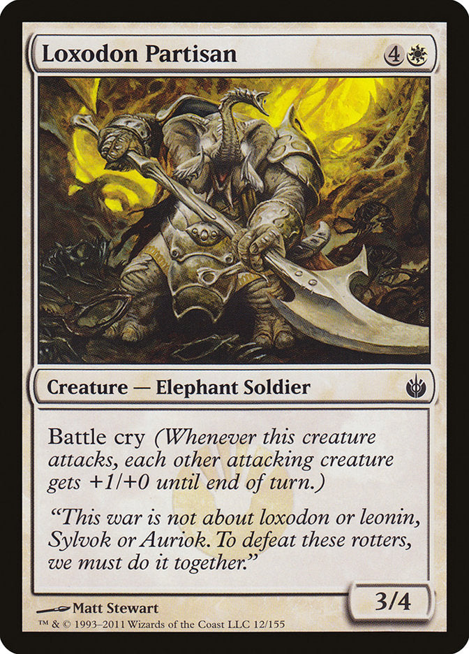 Loxodon Partisan [Mirrodin Besieged] [Foil]