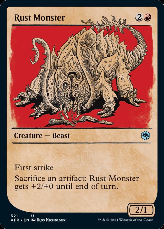 Rust Monster (Showcase) [Dungeons & Dragons: Adventures in the Forgotten Realms] [Foil]