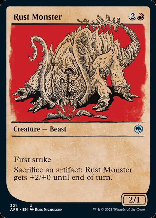 Rust Monster (Showcase) [Dungeons & Dragons: Adventures in the Forgotten Realms] [Foil]