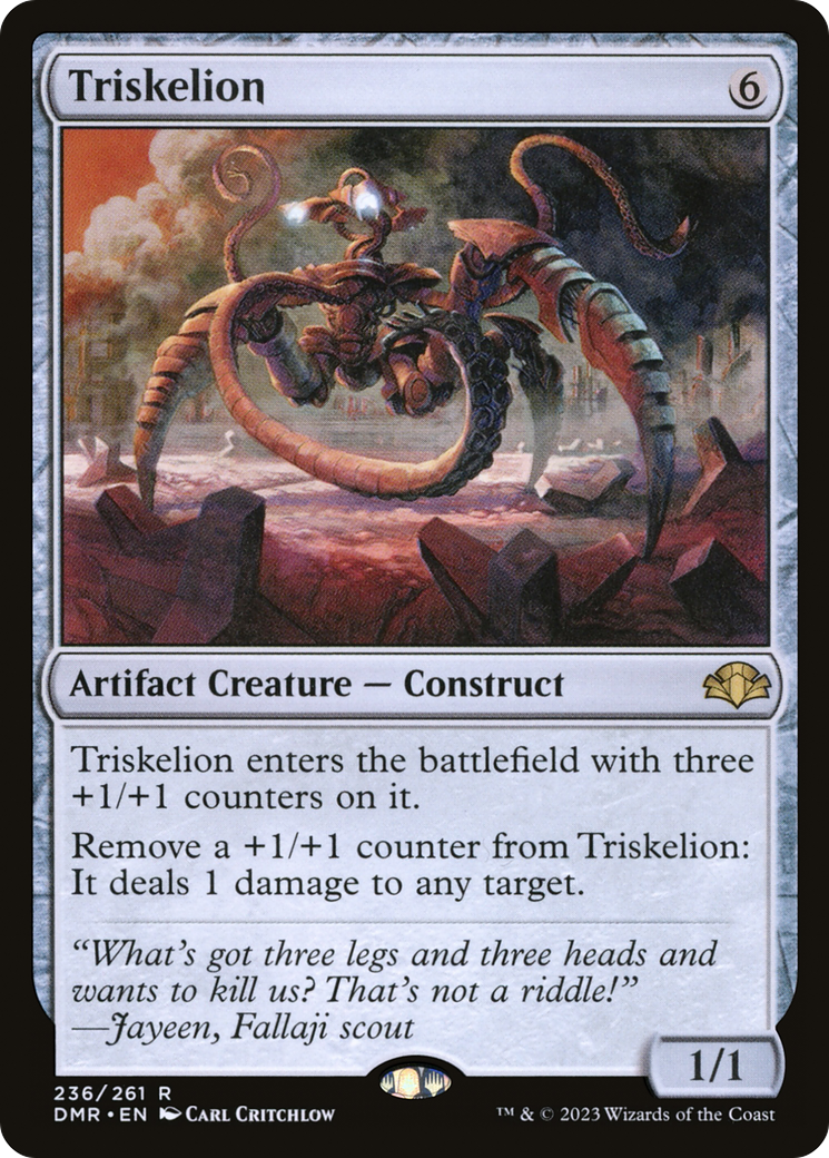 Triskelion [Dominaria Remastered] [Foil]
