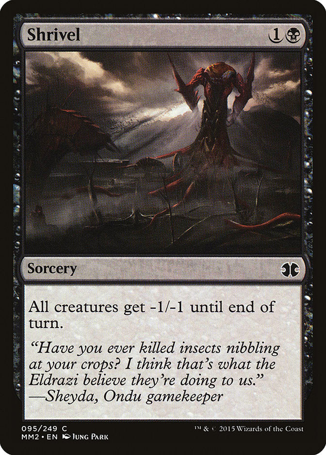 Shrivel [Modern Masters 2015] [Foil]