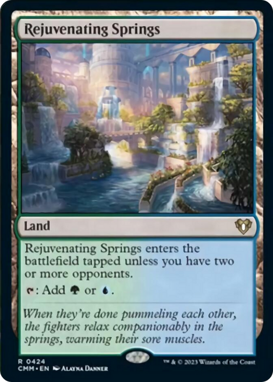 Rejuvenating Springs [Commander Masters] [Foil]