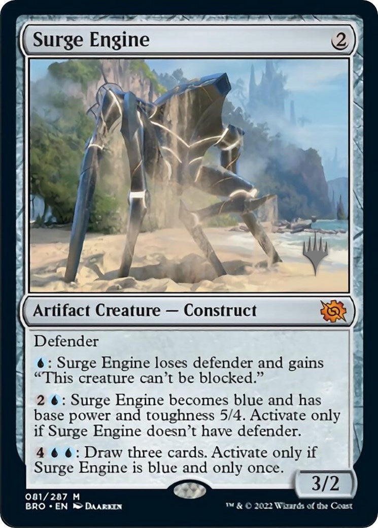 Surge Engine (Promo Pack) [The Brothers' War Promos] [Foil]