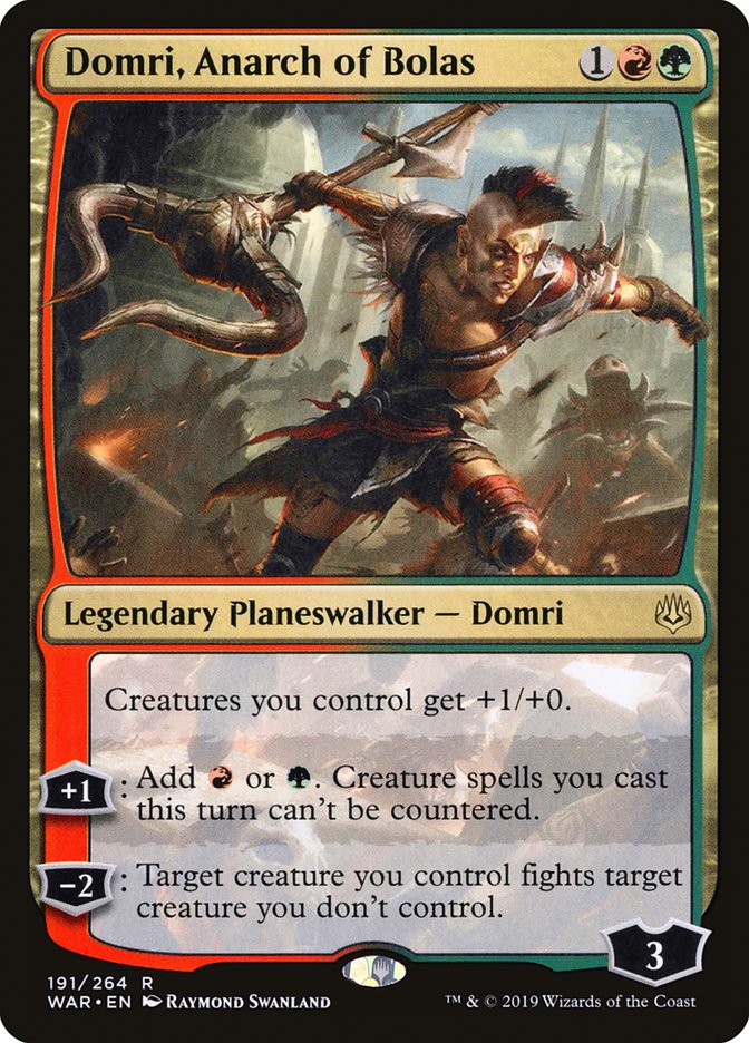 Domri, Anarch of Bolas [War of the Spark] [Foil]
