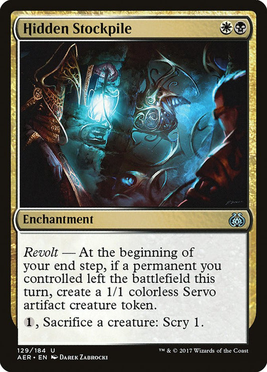 Hidden Stockpile [Aether Revolt] [Foil]