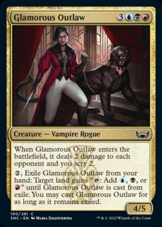 Glamorous Outlaw [Streets of New Capenna] [Foil]