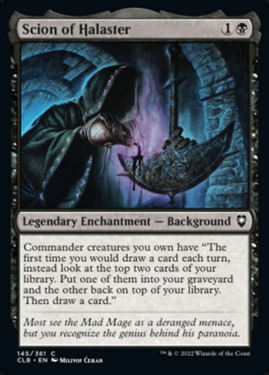 Scion of Halaster [Commander Legends: Battle for Baldur's Gate] [Foil]