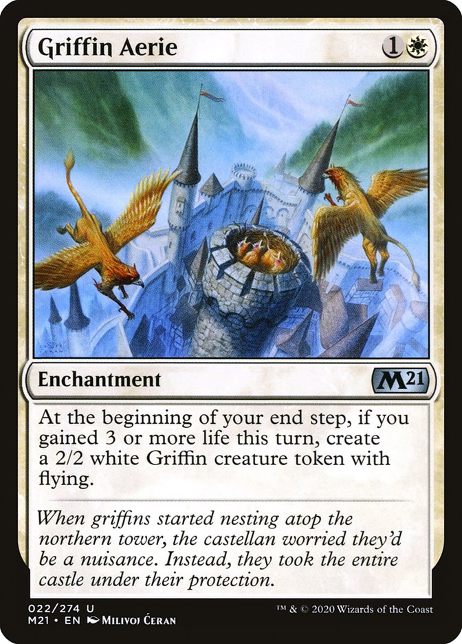 Griffin Aerie [Core Set 2021] [Foil]