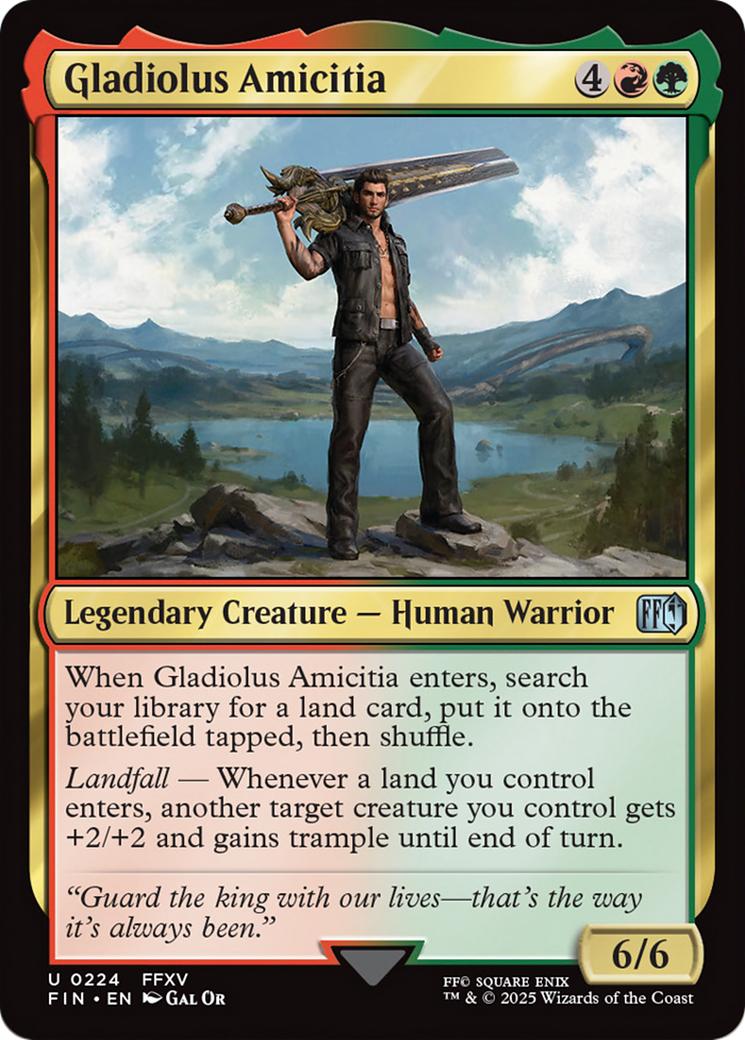 Gladiolus Amicitia [FINAL FANTASY] [Foil]