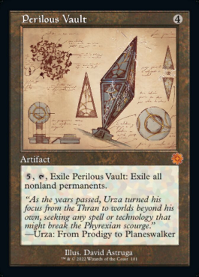 Perilous Vault (Retro Schematic) [The Brothers' War Retro Artifacts] [Foil]