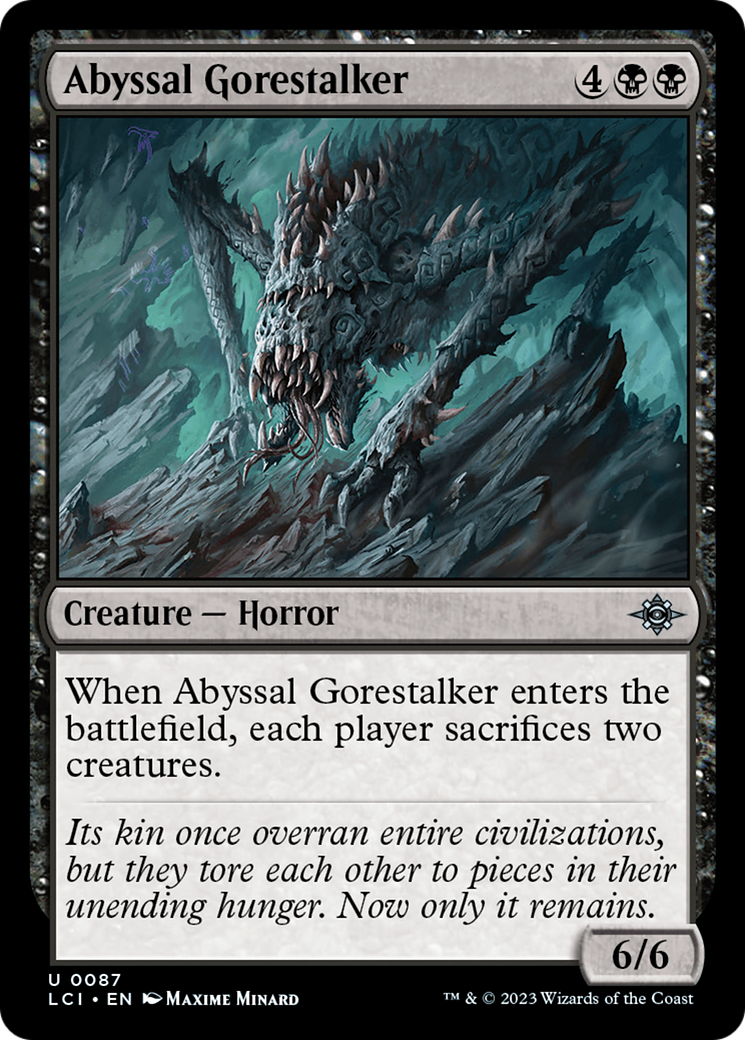 Abyssal Gorestalker [The Lost Caverns of Ixalan] [Foil]