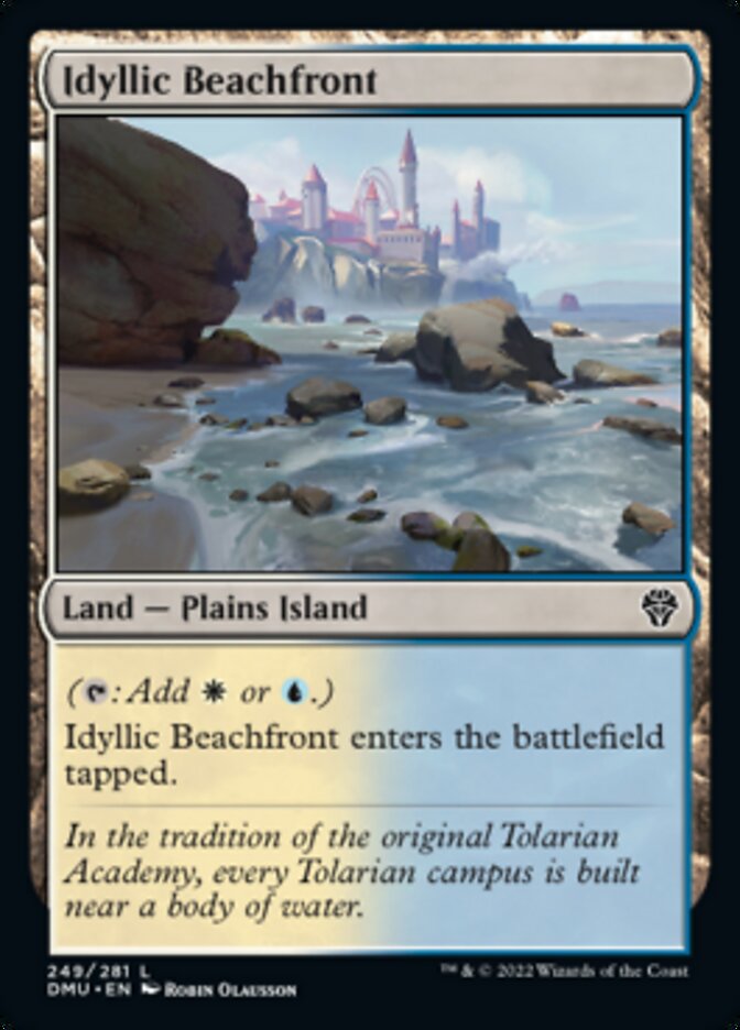 Idyllic Beachfront [Dominaria United] [Foil]
