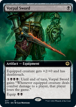 Vorpal Sword (Extended Art) [Dungeons & Dragons: Adventures in the Forgotten Realms] [Foil]