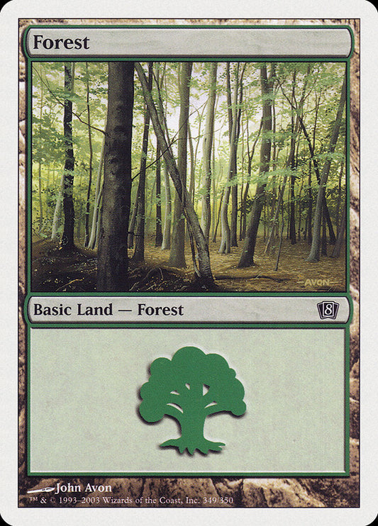 Forest (349) [Eighth Edition] [Foil]