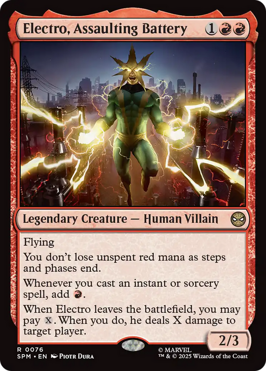 Electro, Assaulting Battery [Marvel's Spider-Man] [Foil]