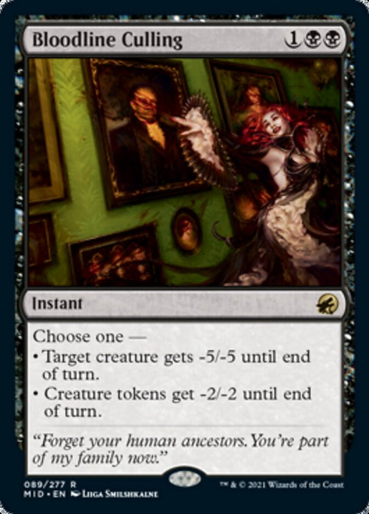 Bloodline Culling [Innistrad: Midnight Hunt] [Foil]