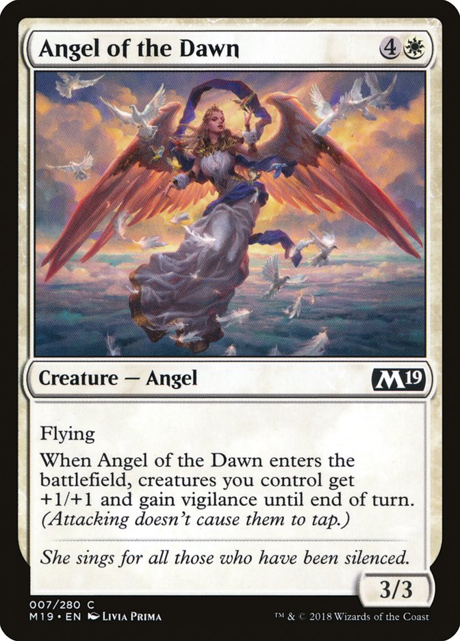 Angel of the Dawn [Core Set 2019] [Foil]