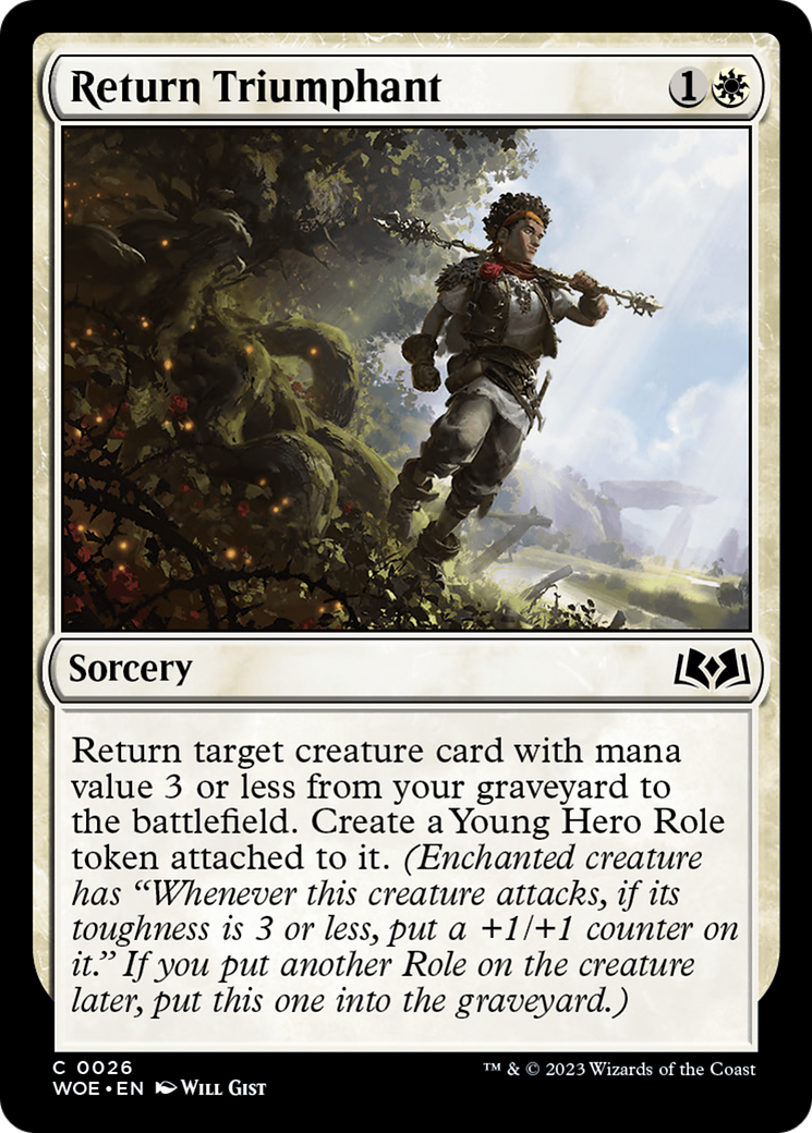 Return Triumphant [Wilds of Eldraine] [Foil]
