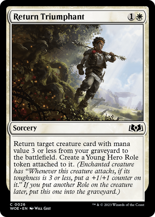 Return Triumphant [Wilds of Eldraine] [Foil]