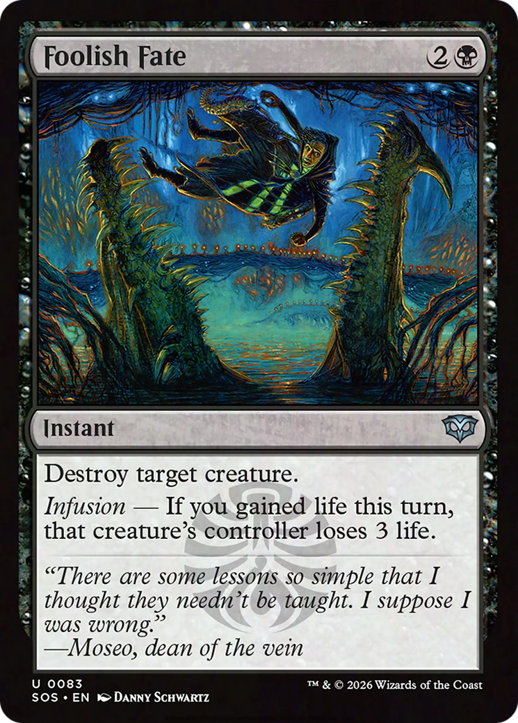 Foolish Fate [Secrets of Strixhaven] [Foil]