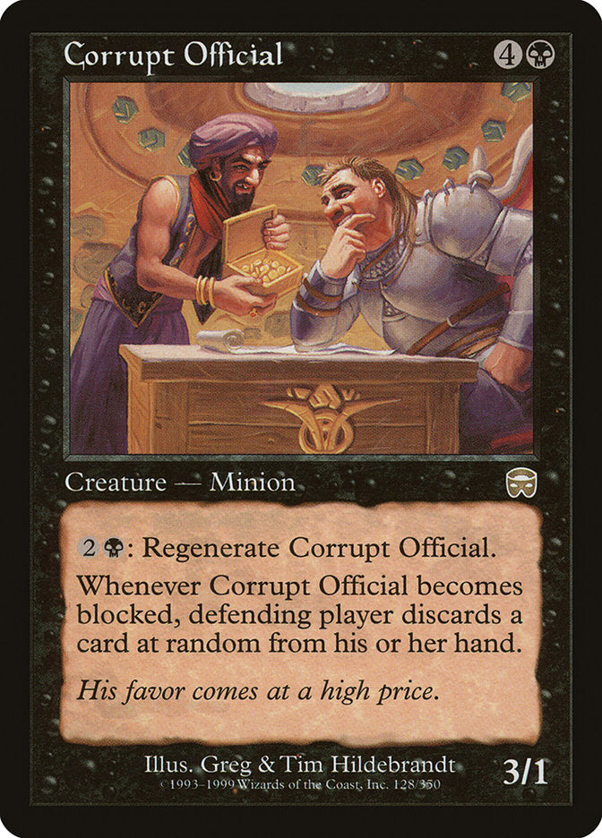 Corrupt Official [Mercadian Masques] [Foil]
