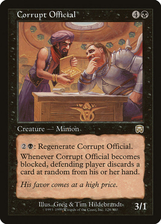Corrupt Official [Mercadian Masques] [Foil]