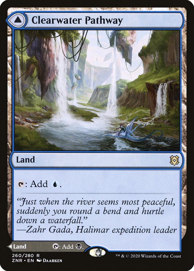 Clearwater Pathway // Murkwater Pathway [Zendikar Rising] [Foil]