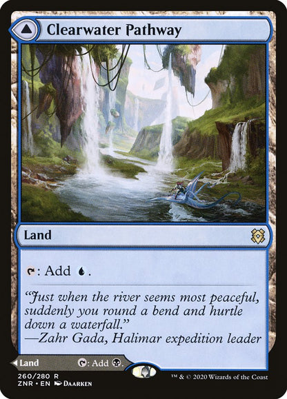 Clearwater Pathway // Murkwater Pathway [Zendikar Rising] [Foil]
