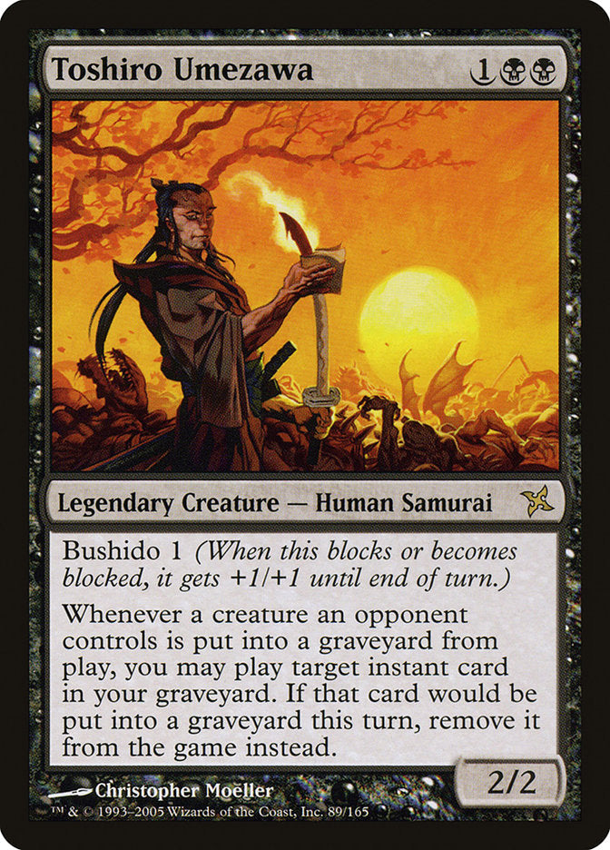 Toshiro Umezawa [Betrayers of Kamigawa] [Foil]