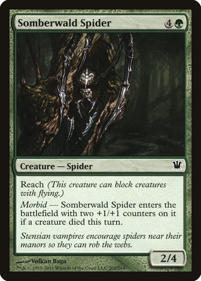 Somberwald Spider [Innistrad] [Foil]