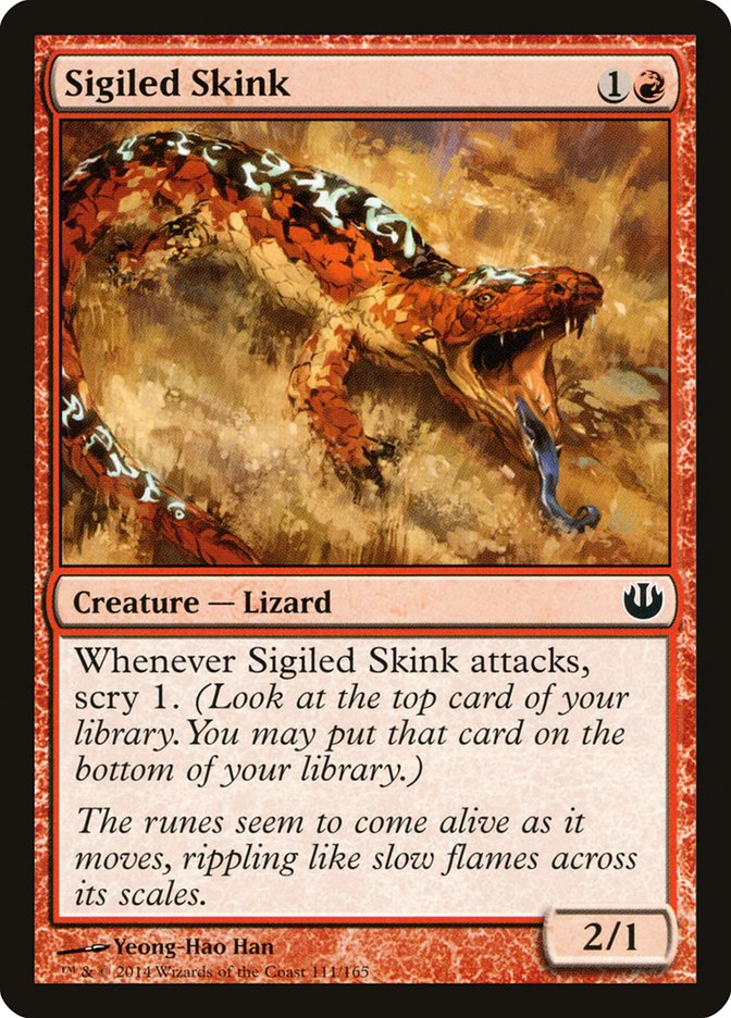 Sigiled Skink [Journey into Nyx] [Foil]