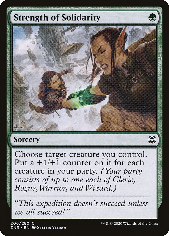 Strength of Solidarity [Zendikar Rising] [Foil]