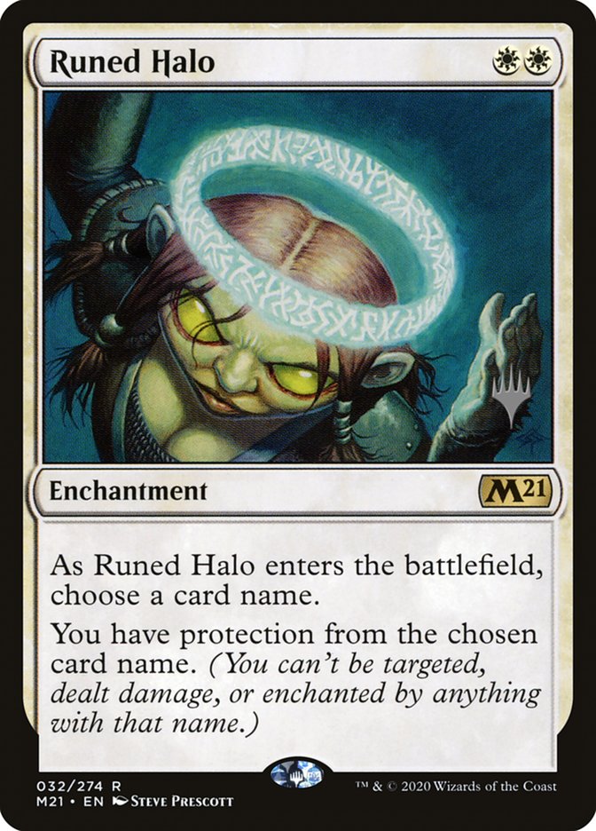 Runed Halo (Promo Pack) [Core Set 2021 Promos] [Foil]