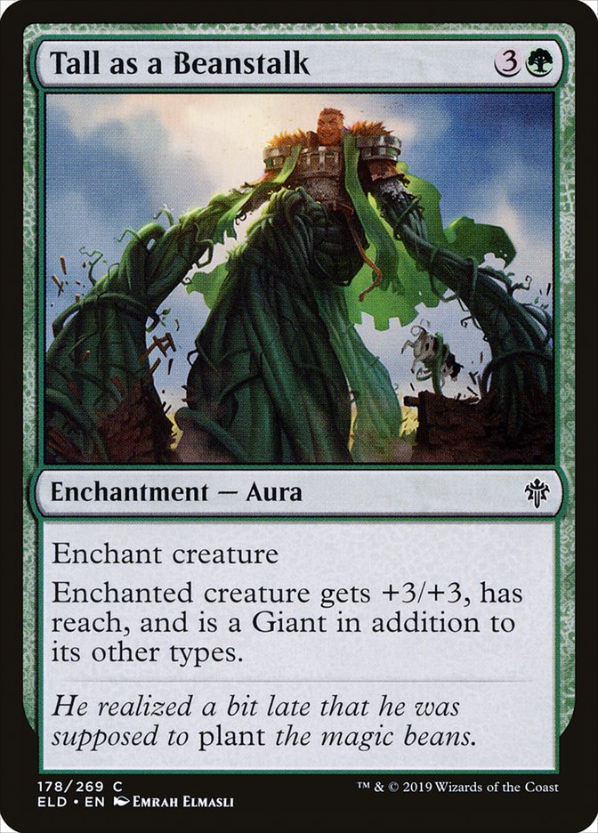Tall as a Beanstalk [Throne of Eldraine] [Foil]