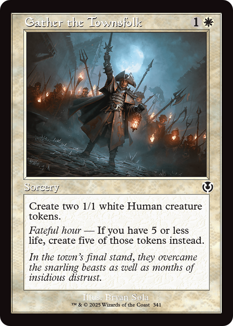 Gather the Townsfolk (Retro Frame) [Innistrad Remastered] [Foil]