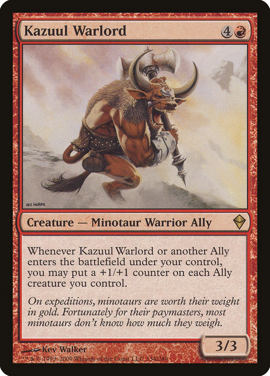 Kazuul Warlord [Zendikar] [Foil]