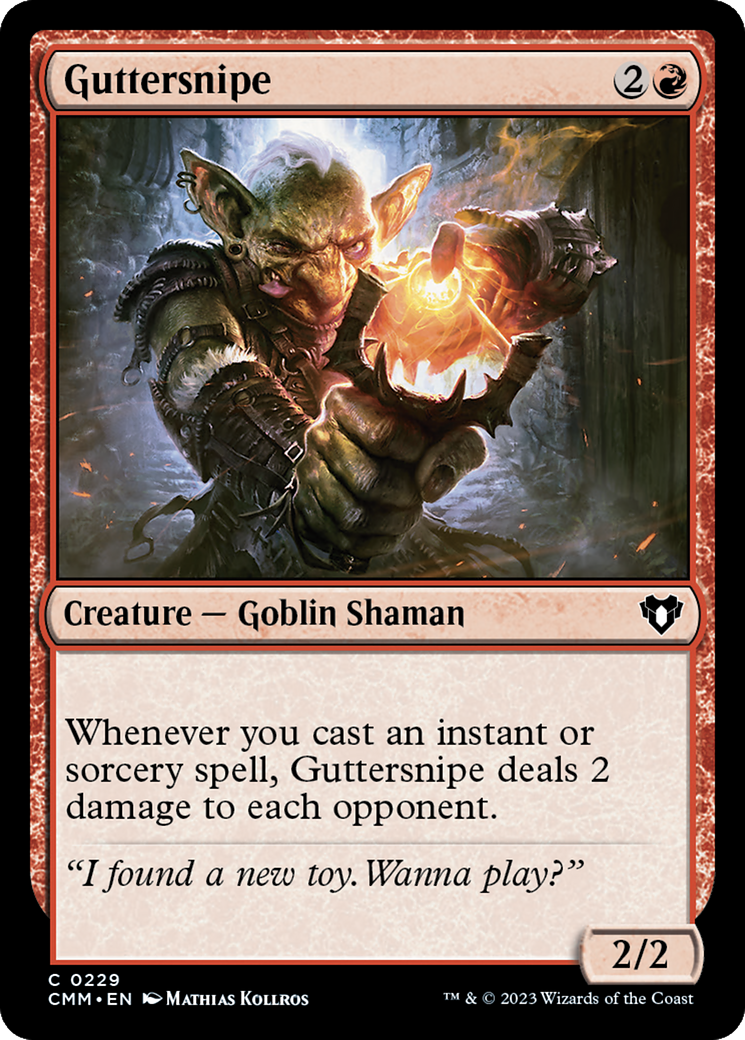 Guttersnipe [Commander Masters] [Foil]